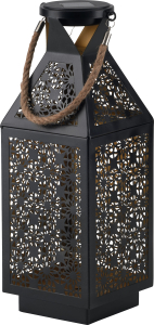 Уличный фонарь на солнечной батарее 203935 IP44 черный