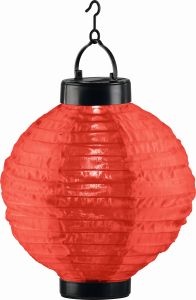 Фонарь на солнечных батареях Китайский фонарик красный 20х20х25 см