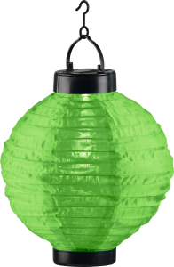 Фонарь на солнечных батареях Китайский фонарик зеленый 20х20х25 см