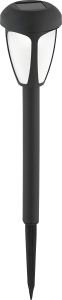 Уличный ландшафтный светильник на солнечных батареях 206226 черный