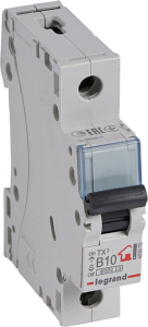 Автоматический выключатель LEGRAND TX3 1П В10А 6кА