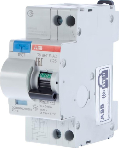 Дифференциальный выключатель ABB ELCDSH941R 2 Р C 25 А 30 мА