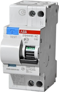 Дифференциальный выключатель ABB ELCDSH941R 2 Р C 40 А 30 мА