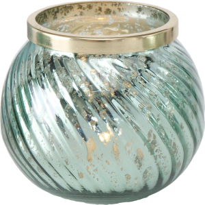 Подсвечник NIAGARA стеклянный 10 см в ассортименте