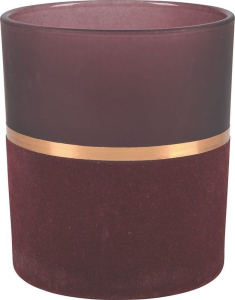 Подсвечник для чайных свеч бургунди 8,8x10 см