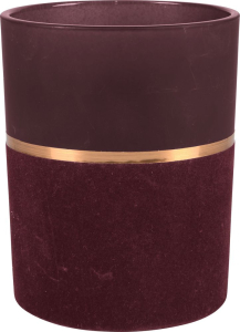 Подсвечник для чайных свеч бургунди 10x12,5 см