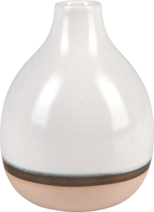 Ваза керамическая белая 9,9x13,1 см