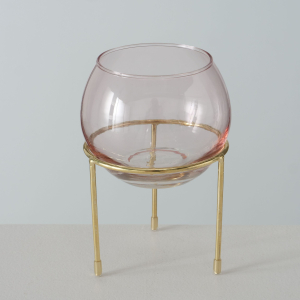 Ваза стеклянная MELISSA микс H14 см