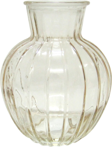 Ваза NiNaGlass Белла стеклянная коричневая 90x195 см