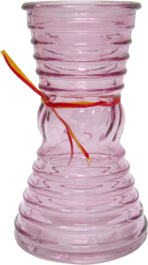 Ваза стеклянная Грейси лиловая 9х19 см