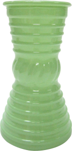 Ваза стеклянная Грейси зеленая 9х19 см