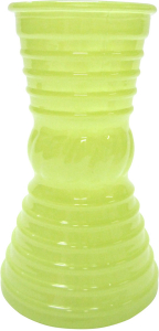 Ваза стеклянная Грейси лайм 9х19 см