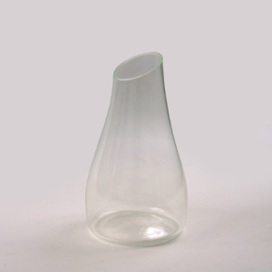 Ваза стеклянная Либеро узкая №3 прозрачная 20х20 см