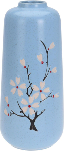 Ваза керамическая Цветок Сакуры 12х28 см в ассортименте