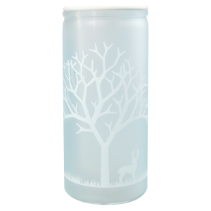 Подсвечник стеклянный 10х23 см в ассортименте