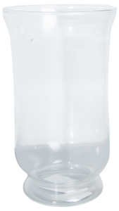 Подсвечник Kuwait стеклянный прозрачный 17х30 см