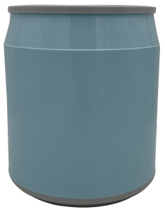 Мусорная корзина 14 л пластик голубая