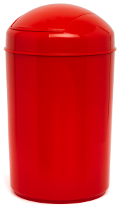 Мусорное ведро для ванной 106926 красное