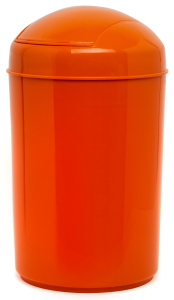 Мусорное ведро оранжевое