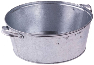Хозяйственный таз 13 л оцинкованная сталь