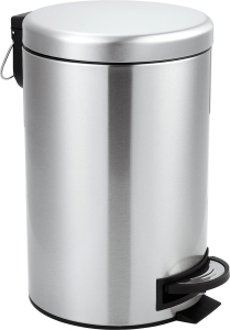 Мусорный контейнер 12 л хром