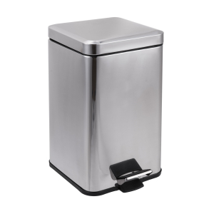 Мусорный контейнер 410581 12 л хром 