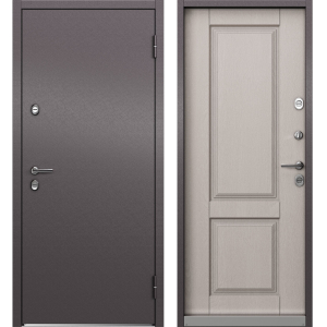 Входная дверь Дамас дуб кофейный правая 205x88 см