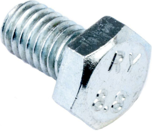 Болт DIN 933 Стройбат шестигранный М6х10 мм 8 шт