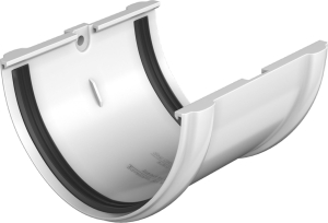 Соединитель желоба ТЕХНОНИКОЛЬ RAL 9016 d125 мм
