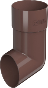 Слив трубы ТЕХНОНИКОЛЬ RAL 8002 d82 мм