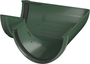Угол желоба ТЕХНОНИКОЛЬ RAL 6036 d125 мм