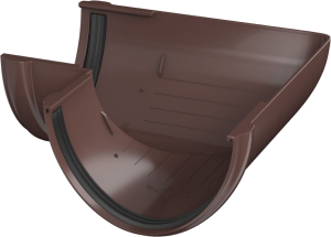 Угол желоба ТЕХНОНИКОЛЬ Architect RAL 8012 d125/82 мм