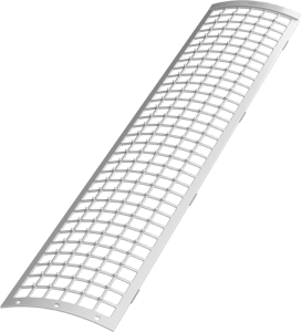 Решетка ТЕХНОНИКОЛЬ Architect RAL 9010 d125/82 мм 0,6 м