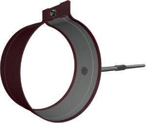 Хомут трубы Таврос коричневый d92 мм