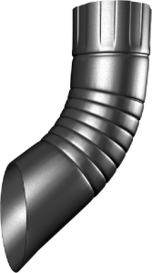 Отвод трубы Таврос оцинкованный d92 мм