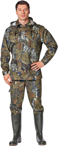 Защитный костюм Егерь мужской куртка/брюки 48-50 188 см камуфляж