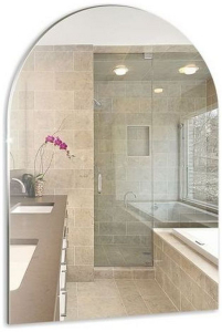 Зеркало для ванной 410 39х58 см серебро