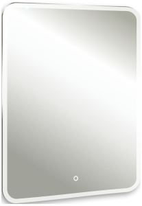 Зеркало для ванной Стив ФР-00001480 91,5х68,5 см с подсветкой серебро
