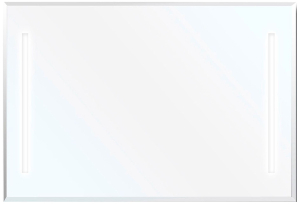 Зеркало для ванной AQUATON Отель 65,4х80 см с подсветкой белое