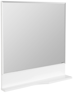 Зеркало для ванной AQUATON Инди 86,9х80 см с полкой белое