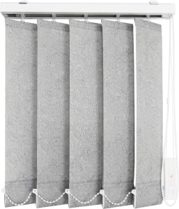 Жалюзи вертикальные Уют 9х180 см серые