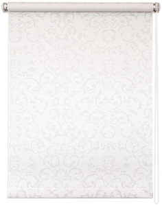 Рулонные шторы Уют Burnout полиэстер 100х175 см дельфы белые