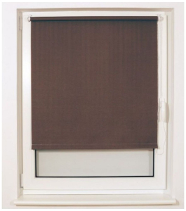 Рулонные шторы Markisol A ткань 120х175 см шоколадные