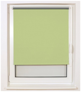 Рулонные шторы Markisol D полиэстер 120х175 см зеленые серебро