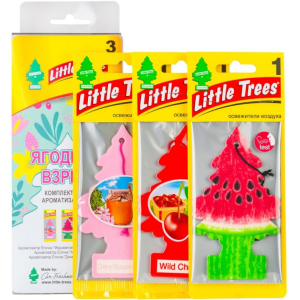 Комплект ароматизаторов Little Trees (3 шт.) ёлочка "Ягодный взрыв"