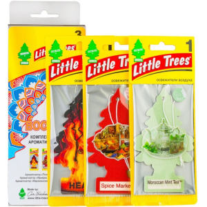Комплект ароматизаторов Little Trees (3 шт.) ёлочка "Восток"