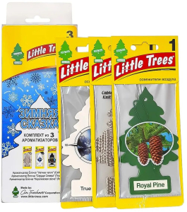 Комплект ароматизаторов Little Trees (3 шт.) ёлочка "Зимняя Сказка"