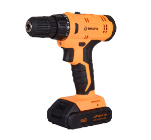 Дрель-шуруповерт аккумуляторная ВИХРЬ ДА-18Л-2КА 18 В