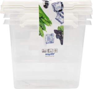 Набор контейнеров Monaco 0,85 л, 1,1 л, 1,5 л (слоновая кость)