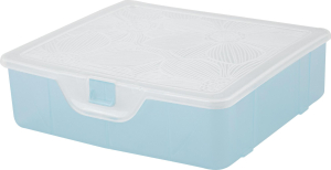 Органайзер для хранения мелочей Fiori Orchid S 14x13,5х4,2см голубой перламутр